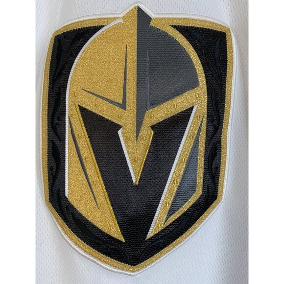 Vegas Golden Knights Womens M Fleury Fanatics NHL Jersey White/Gold - Picture 11 of 11